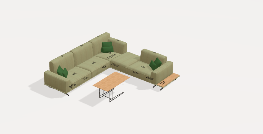 Fama Klee Leather Modular Sofa