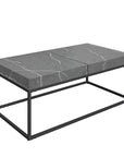 Delma Grey Marble Effect Coffee Table DEL-6511