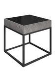 Ebony Black Glass Side Table EBO-6566