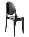 Kartell Victoria Ghost Dining Chair - Glossy Black (Set Of 2)