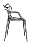 Kartell Masters Dining Chair - Metallic Titanium (Set Of 2)