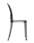 Kartell Victoria Ghost Dining Chair - Smoke Grey (Set Of 2)