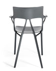 Kartell A.I Dining Chair - Metallic Titanium (Set Of 2)