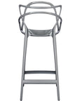 Kartell Masters Bar Stool - Metallic Titanium (Set Of 2)