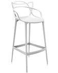 Kartell Masters Bar Stool - White (Set Of 2)