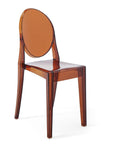 Kartell Victoria Ghost Dining Chair - Amber (Set Of 2)