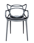 Kartell Masters Dining Chair - Metallic Titanium (Set Of 2)