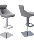 Torelli Sergio Leather Bar Stool