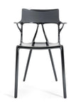 Kartell A.I Dining Chair - Metallic Titanium (Set Of 2)