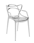 Kartell Masters Dining Chair - Metallic Chrome (Set Of 2)