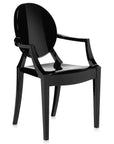 Kartell Louis Ghost Dining Chair - Glossy Black (Set Of 2)