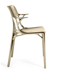 Kartell A.I Dining Chair - Metallic Bronze (Set Of 2)