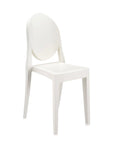 Kartell Victoria Ghost Dining Chair - Glossy White (Set Of 2)