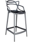 Kartell Masters Bar Stool - Metallic Titanium (Set Of 2)