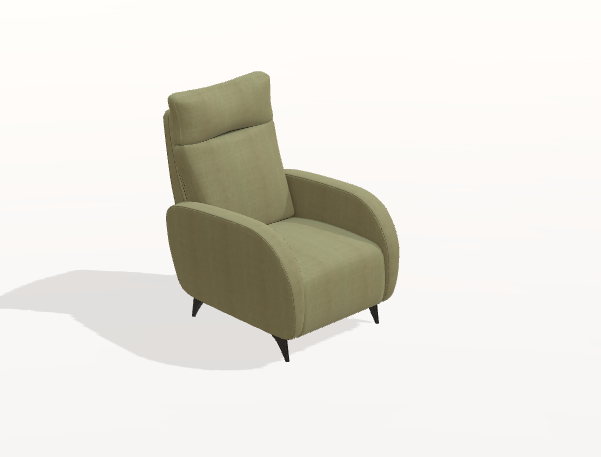 Fama George Leather Armchair