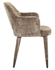 Richmond Interiors Donnatella Chair In Stone Chenille