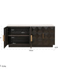 Richmond Interiors Claremont 4 Door Brown Sideboard 7870