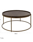 Richmond Interiors Zillown Brown Coffee Table