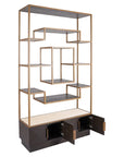 Richmond Interiors Claremont Brown Display Cabinet 7877