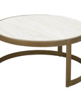 Richmond Interiors Tivoli Set Of 2 White Coffee Tables 8102