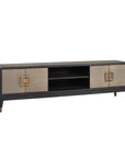 Richmond Interiors Bloomingville 4 Door Gold TV Unit