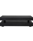 Richmond Interiors Oakura Blok H Black Coffee Table