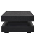 Richmond Interiors Oakura Blok H Black Coffee Table