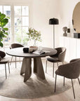 Calligaris Connubia Orion Round Extending Dining Table (CB4865-D 140cm)