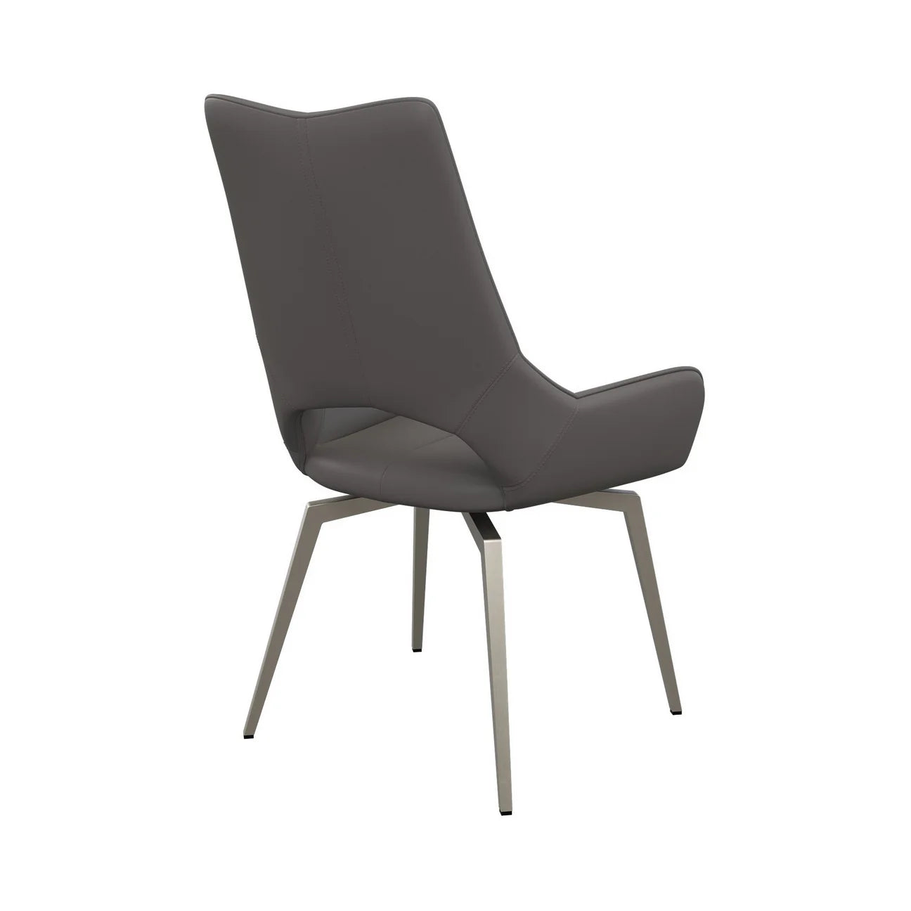 Torelli Spinello Leather Swivel Dining Chair