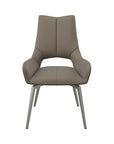 Torelli Spinello Leather Swivel Dining Chair