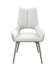 Torelli Spinello Leather Swivel Dining Chair