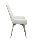 Torelli Spinello Leather Swivel Dining Chair