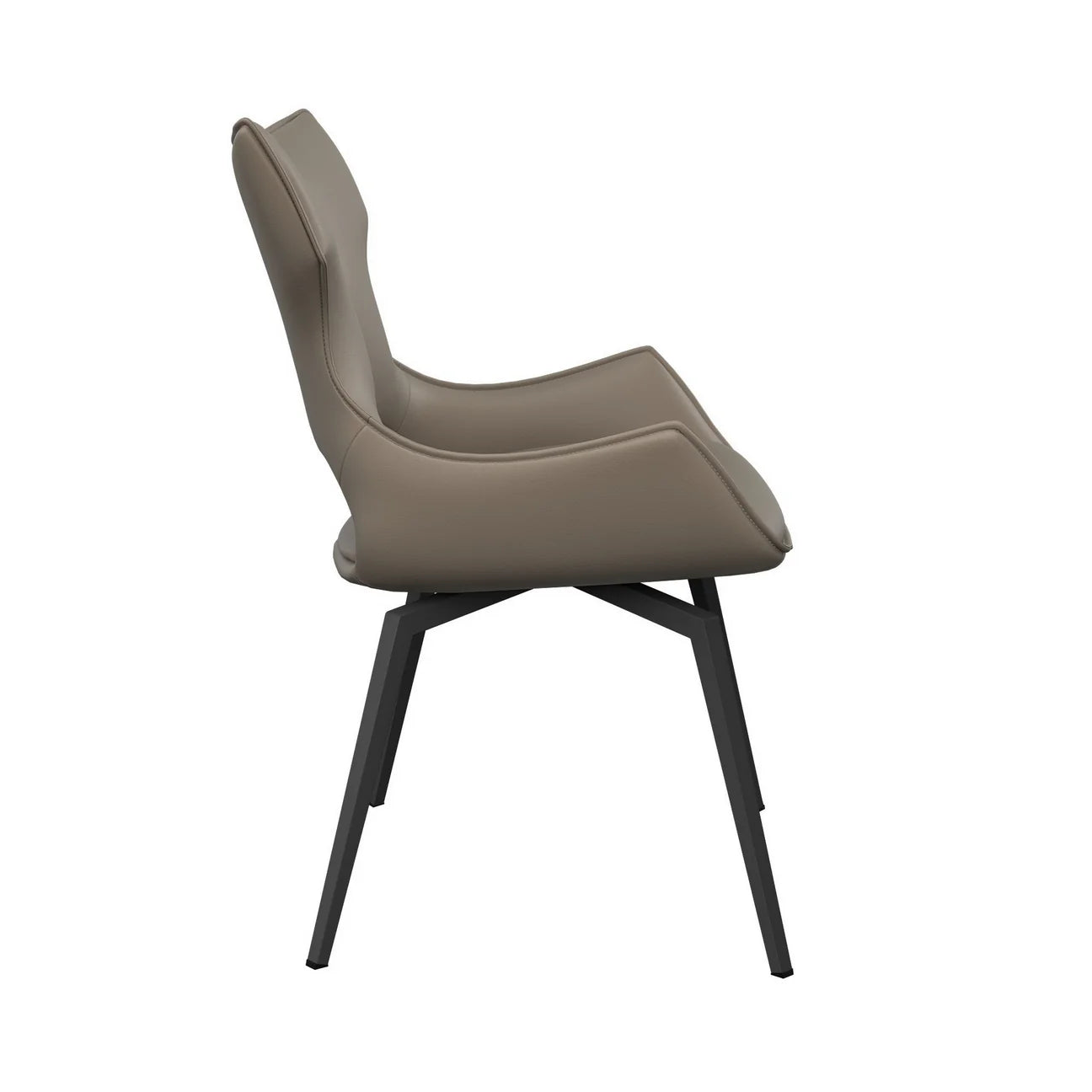 Torelli Raffaello Leather Swivel Dining Chair