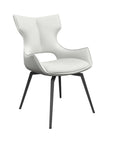 Torelli Raffaello Leather Swivel Dining Chair