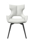 Torelli Raffaello Leather Swivel Dining Chair