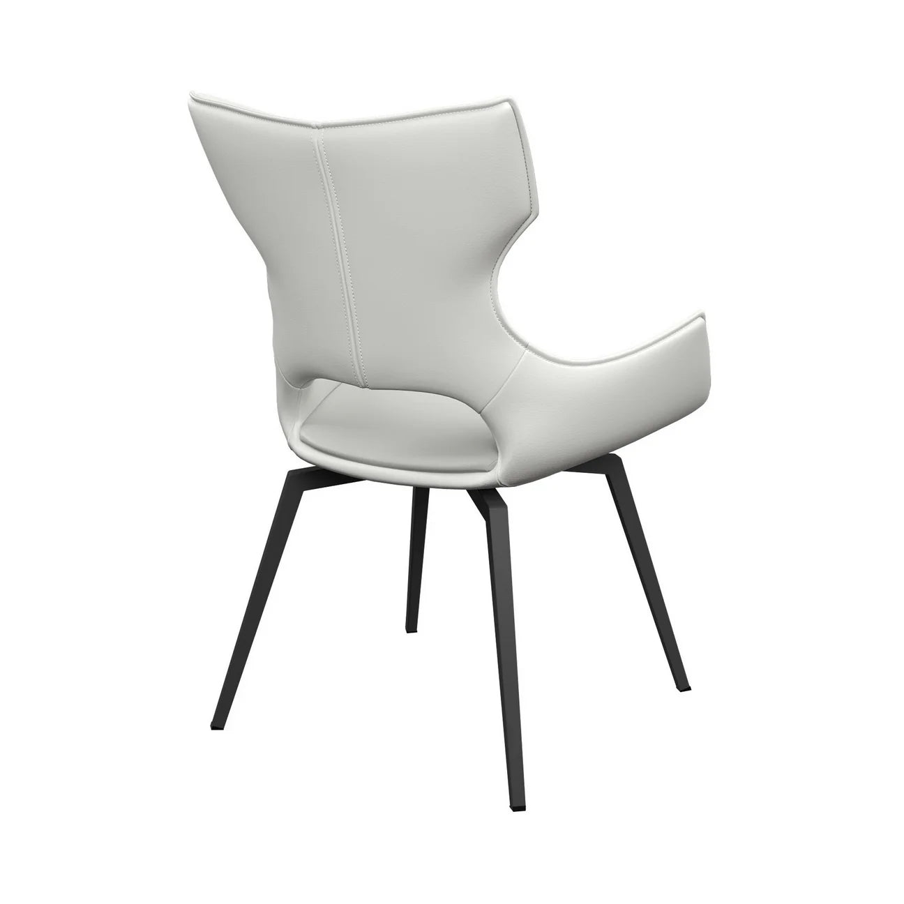 Torelli Raffaello Leather Swivel Dining Chair