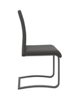 Torelli Gabi Leather Dining Chair With Grey Frame