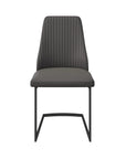 Torelli Roberto Dark Grey Leather Dining Chair