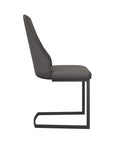 Torelli Roberto Dark Grey Leather Dining Chair