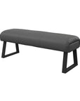 Torelli Cerutti Leather Backless Bench