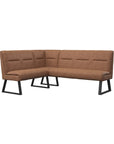 Torelli Cerutti Leather Corner Bench