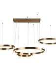 Richmond Interiors Chandelier Lilou (Brushed Gold)