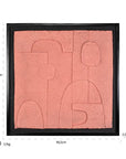 Richmond Interiors Phoebe Wall Art - Pink