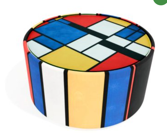 Fellini Home Round Upholstered Coffee Tables