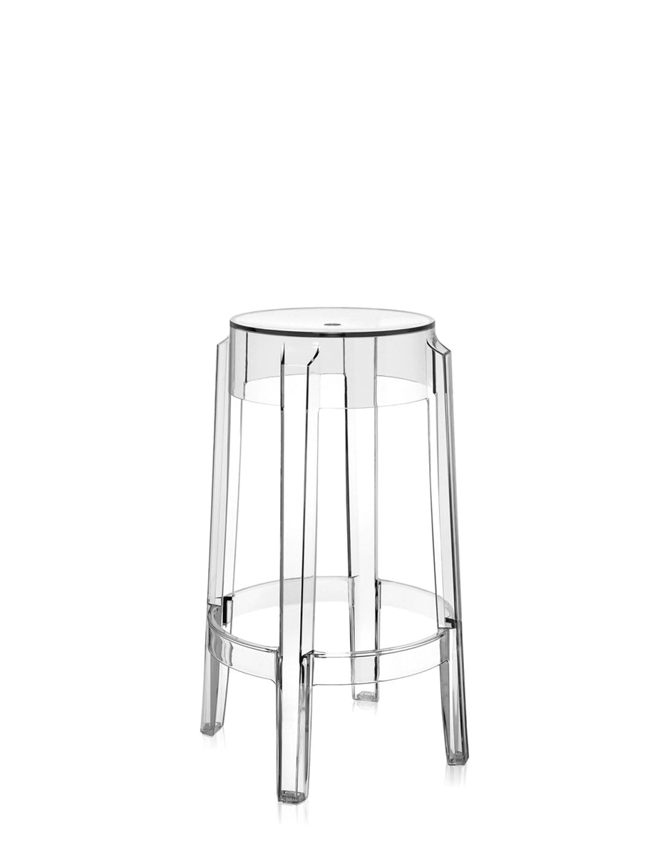 Set of 2 Kartell Charlies Ghost Stool