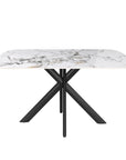 Torelli Lazzaro 140cm White Marble Ceramic Dining Table