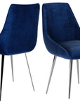 Set of 2 Torelli Lanna Fabric Dining Chair
