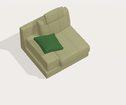 Fama Calessi Fabric Corner Sofa