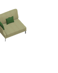 Fama Luxor Fabric Sofa 107cm
