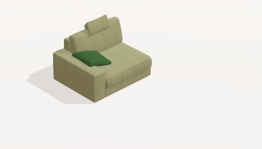 Fama Calessi Fabric Corner Sofa
